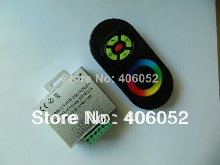 2014 настоящий Топ моды да ccc ce rohs черный белый 12v rf 5 ключ rgb led контроллер Сенсорный