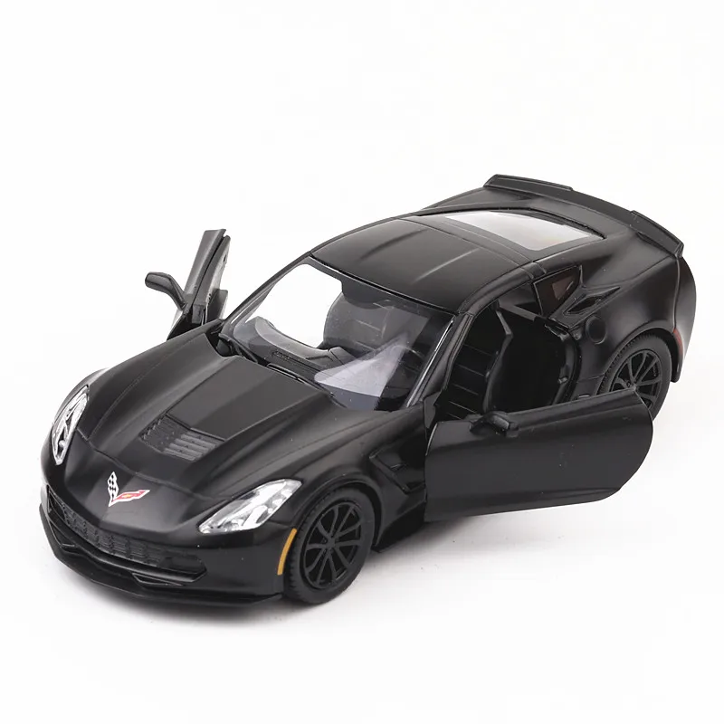 1:36 весы Corvette c7 литая под давлением металлическая модель автомобиля коллекция