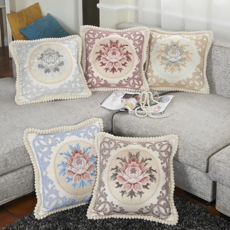 

Flower Classic Sofa Cushion Cover Pillow Case Cover for home office Car Decoration