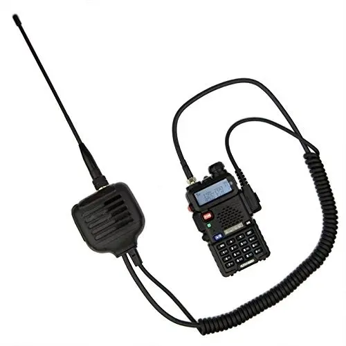UHF VHF двухстороннее радио динамик и микрофон с SMA разъем антенна Радио Колонки