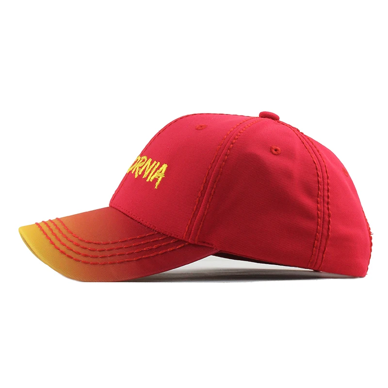 [FLB] бейсболка, Мужская облегающая Кепка, бейсболка для женщин, Gorras, повседневная Кепка, Ретро стиль, кепка, постепенно меняющая цвет, F200