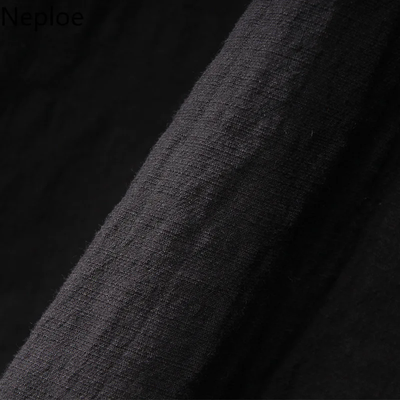 Neploe черный нерегулярные Длина Для женщин Летняя юбка Новое поступление Кнопка юбка Fly модные Высокая Талия Женский Jupe 44559