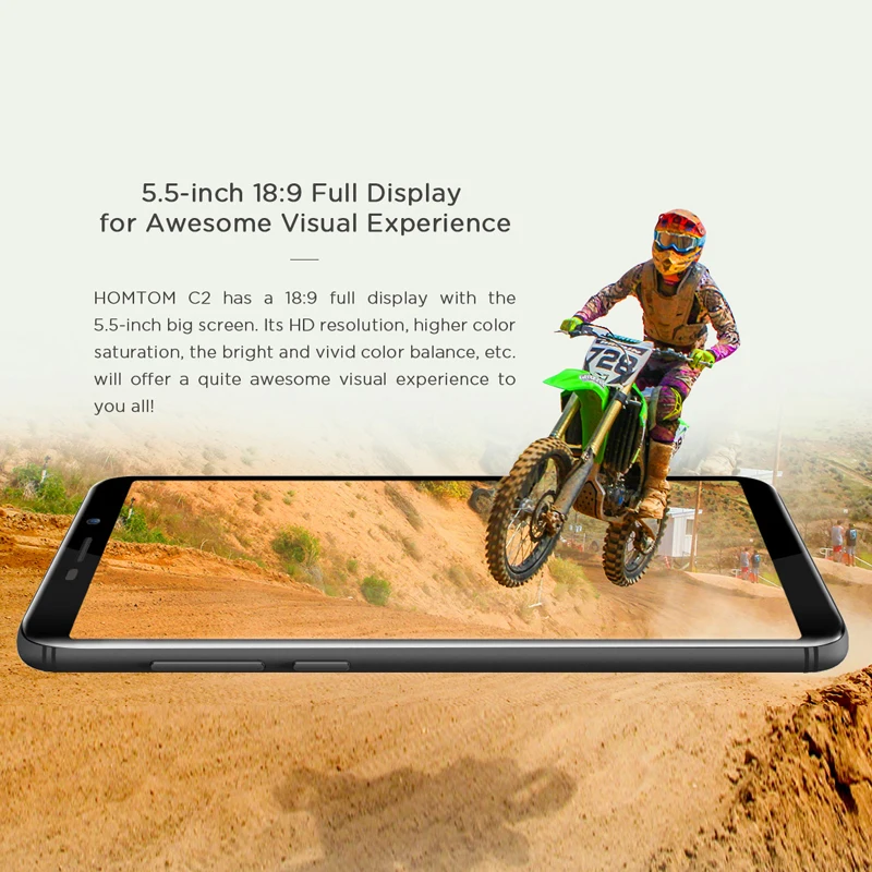 HOMTOM C2 5 дюймов Android 8 1 MT6739 4 ядра ГГц Оперативная память 2 Гб Встроенная 16 13MP Камера