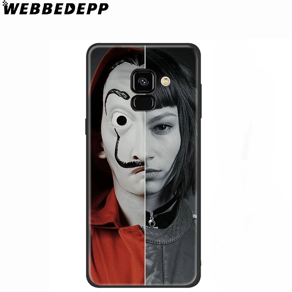 WEBBEDEPP деньги Heist La Casa De Papel силиконовый чехол для Samsung Galaxy A3 A5 A6 A7 A8 A9 A10 A20 A30 A40 A50 A70 M10