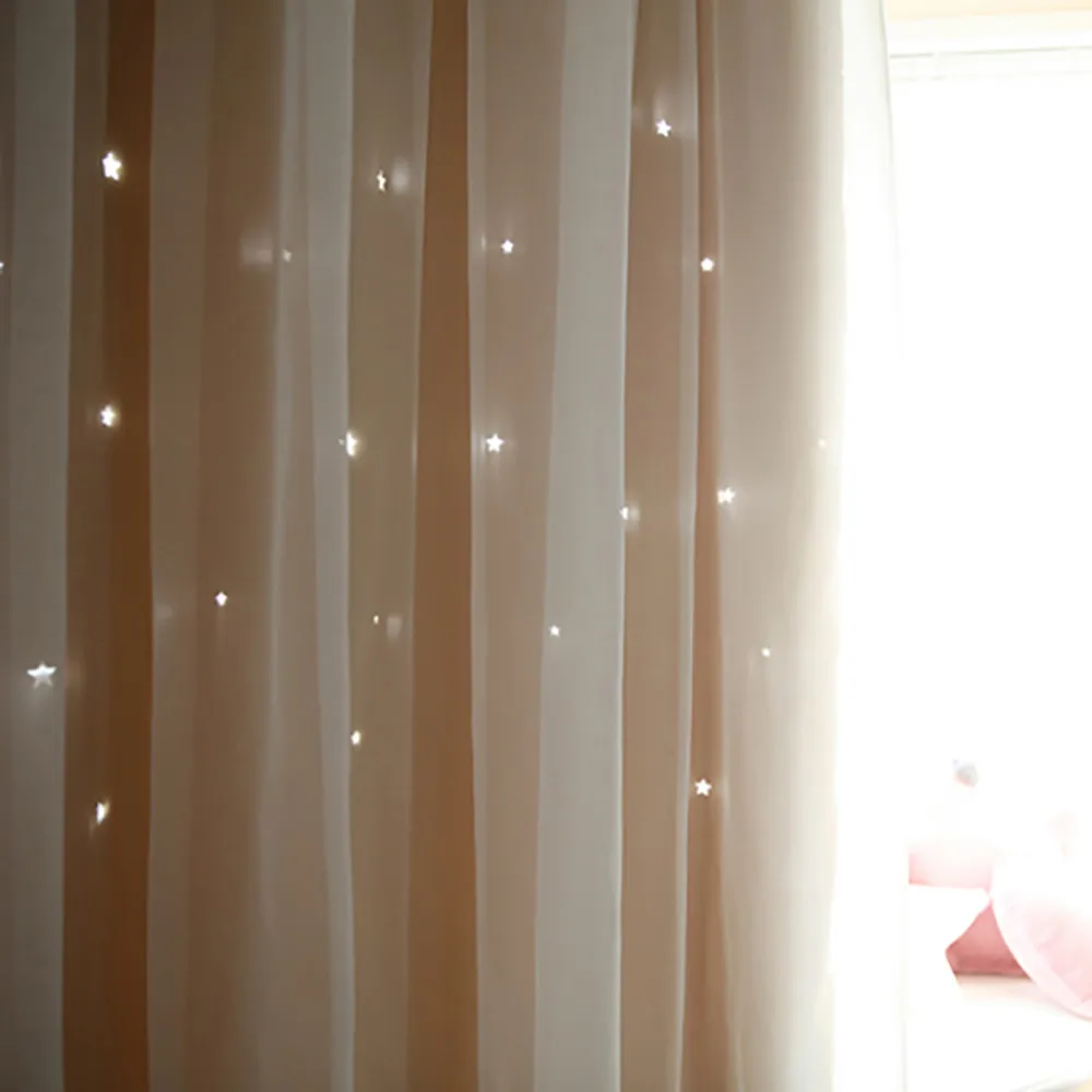2019 звездное небо Прозрачный современный штора тюль для обработки окон Тюль с