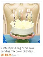 40 шт. цветные свечи для торта на день рождения с держателем для торта праздничные вечерние украшения для свадебной вечеринки