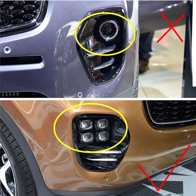Новая хромированная передняя противотуманная фара для KIA Sportage 2017 2018|fog light cover|light