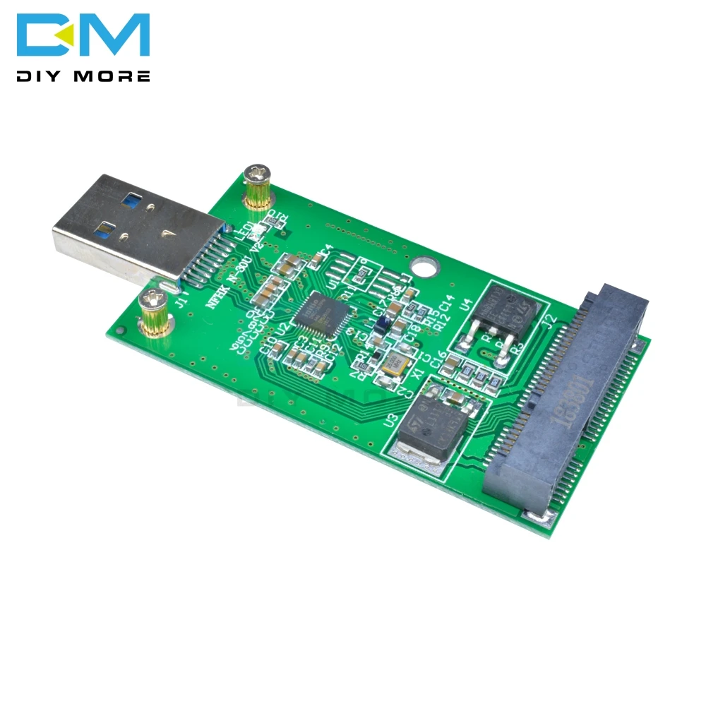 Кабель передачи данных адаптер USB3.0 к mSATA карта Plug and Play USB 3 0