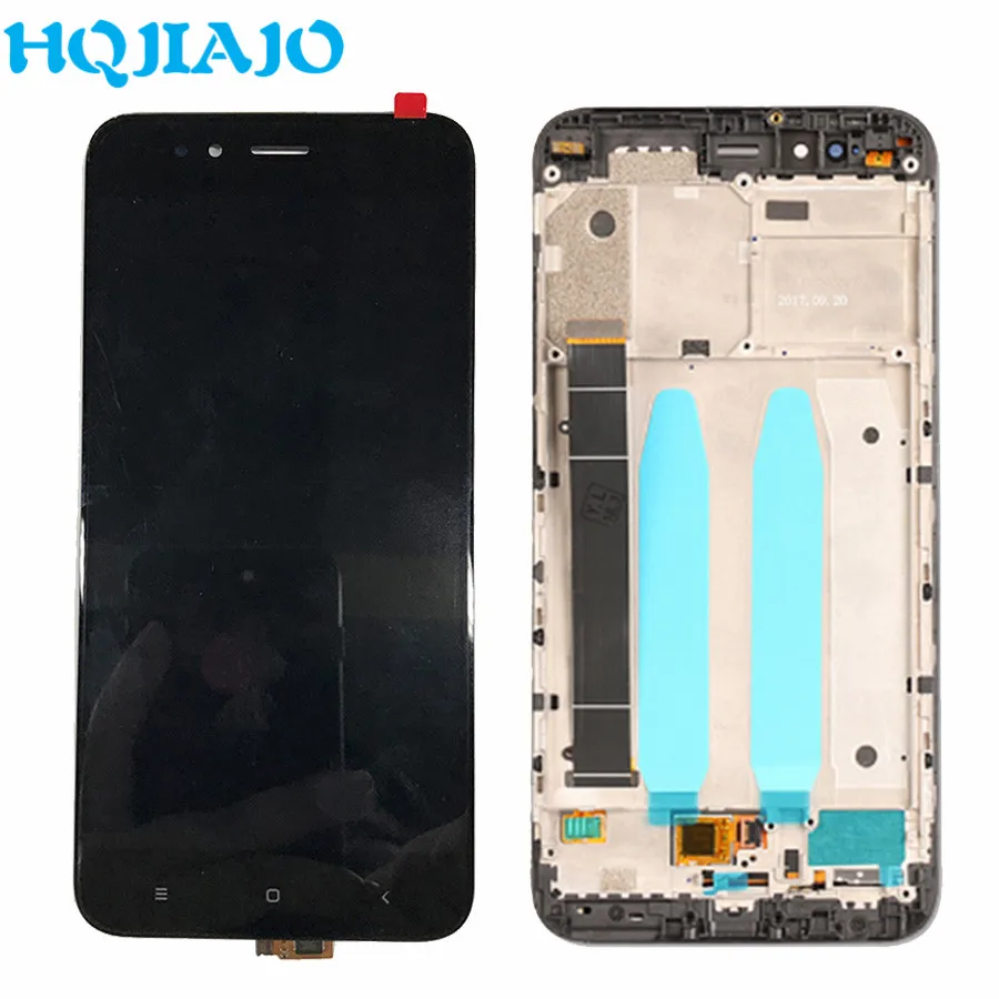 HQJIAJO для Xiaomi Mi A1 ЖК дисплей сенсорный экран дигитайзер Рамка Замена A1/Mi5X 5X