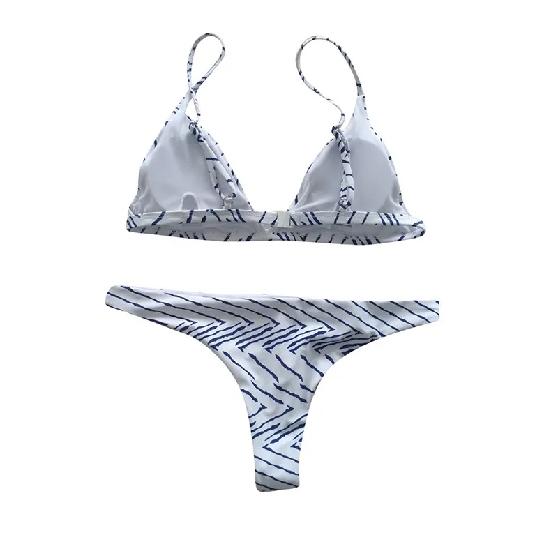 Для женщин набор бикини напечатан Высокая Талия Юбка брюки для девочек