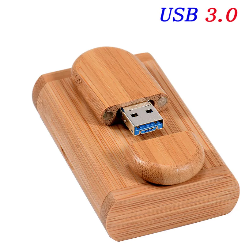 JASTER деревянный 2-в-1 сменный интерфейс USB 3,0 PC и Android usb флеш-накопитель 4 Гб до 128 ГБ Пользовательский логотип U диск - Цвет: Carbonized  With Box