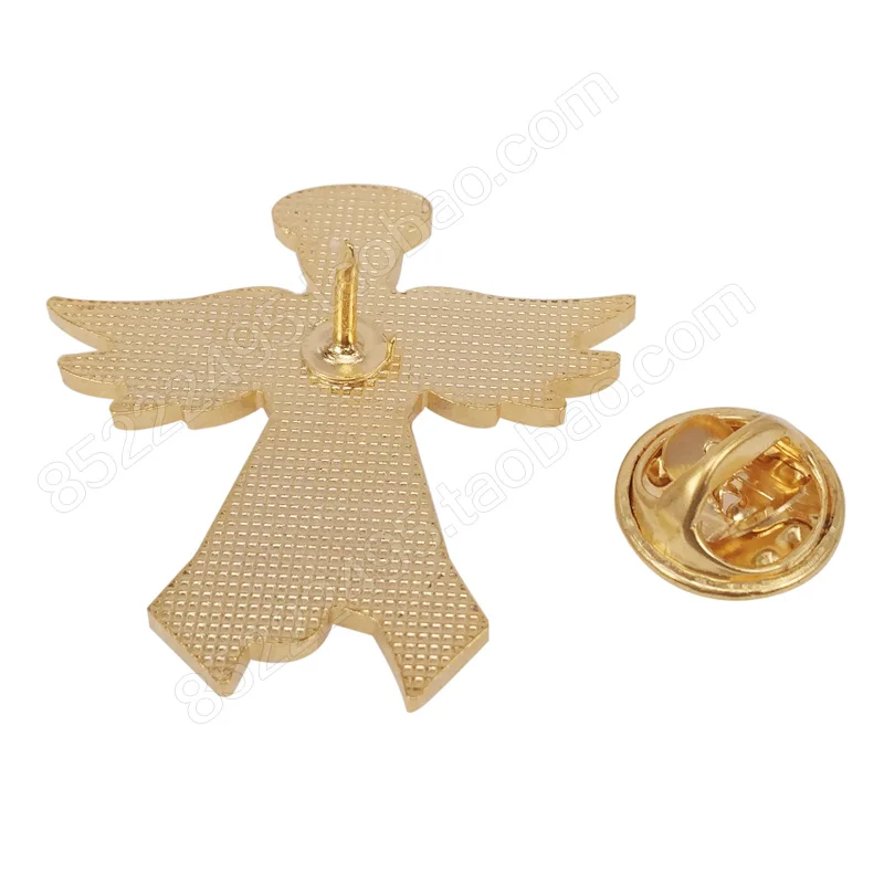 Autism Awareness Angel Wing Jigsaw Puzzle Ribbon Lapel Pins | Brooches