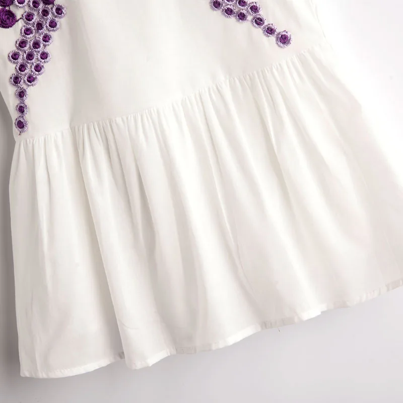 Детская Хлопковая одежда с вышивкой для девочек новое Брендовое летнее платье