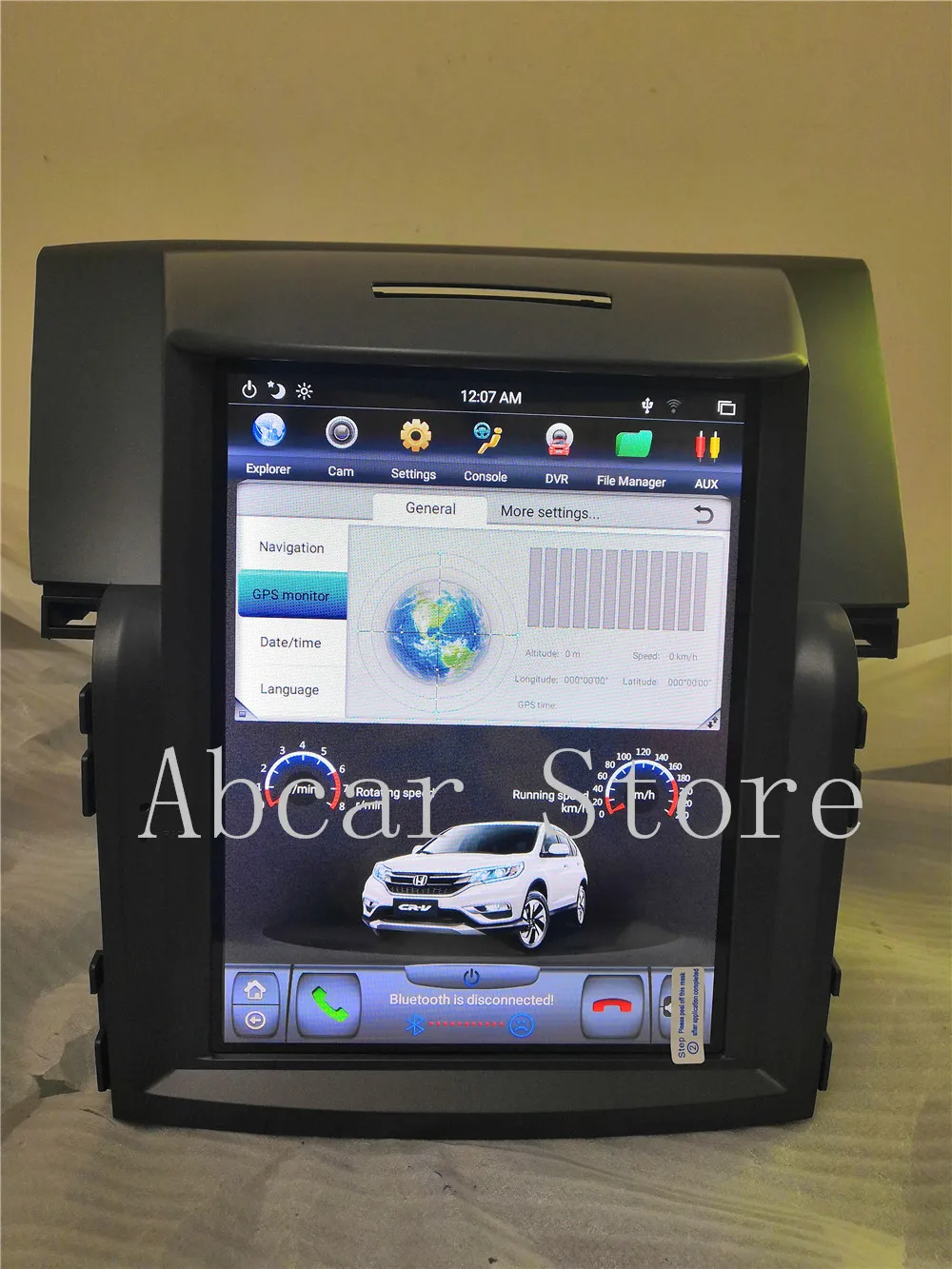 10,4 ''Tesla стиль Android 8,1 автомобильный dvd-плеер gps навигация для Honda CRV CR-V 2012- стерео радио головное устройство PX6 CARPLAY ips