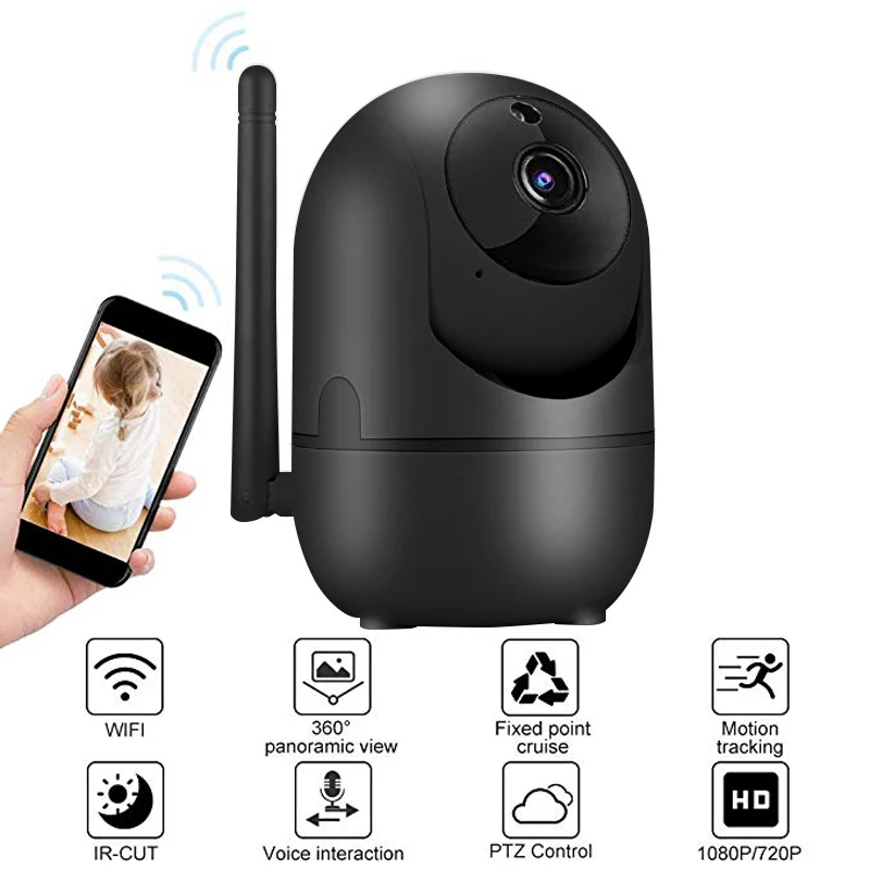 Wouwon Авто трек 1080P IP камера наблюдения монитор безопасности WiFi Беспроводная мини смарт сигнализация CCTV