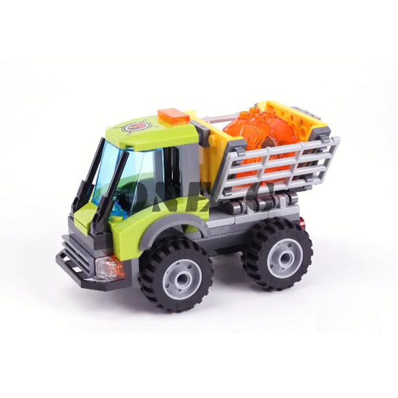Совместимость legoinglys City series 60125 строительные блоки 10642 кирпичи вулкан