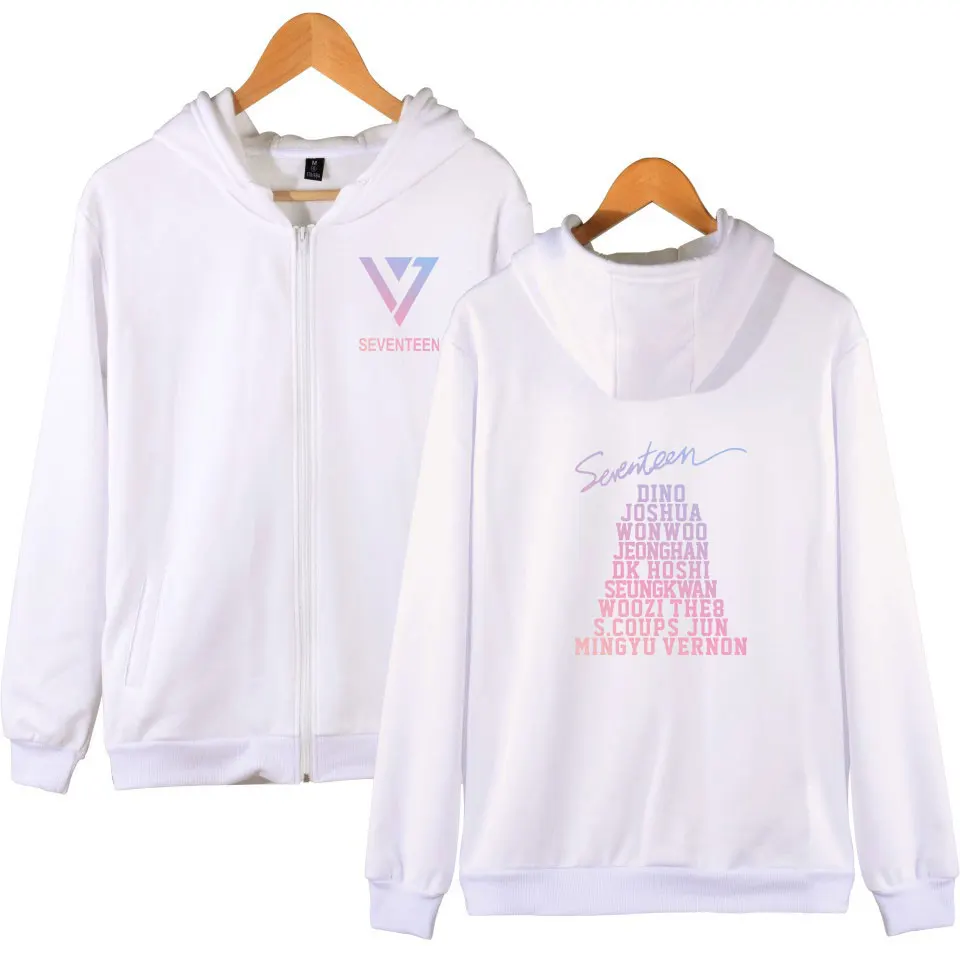 Новинка толстовка Кей-поп в стиле хип-хоп для мужчин и женщин худи на молнии