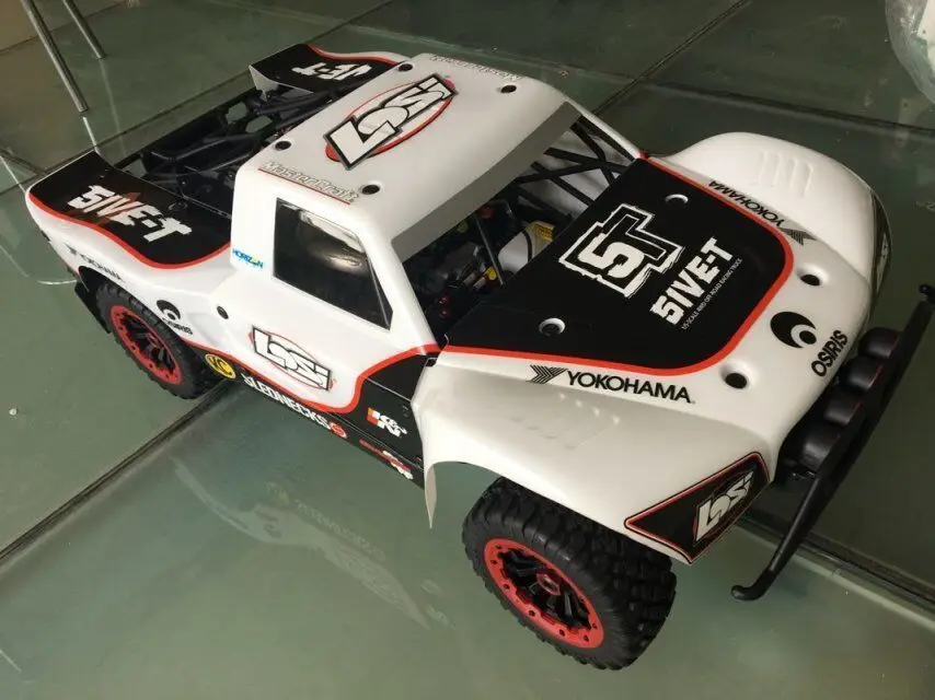 КОМАНДА Losi LOSB 8105 полный Окрашенный корпус 1/5 5IVE T pc Rc Truck 4WD|team losi|body shellrc body shell |