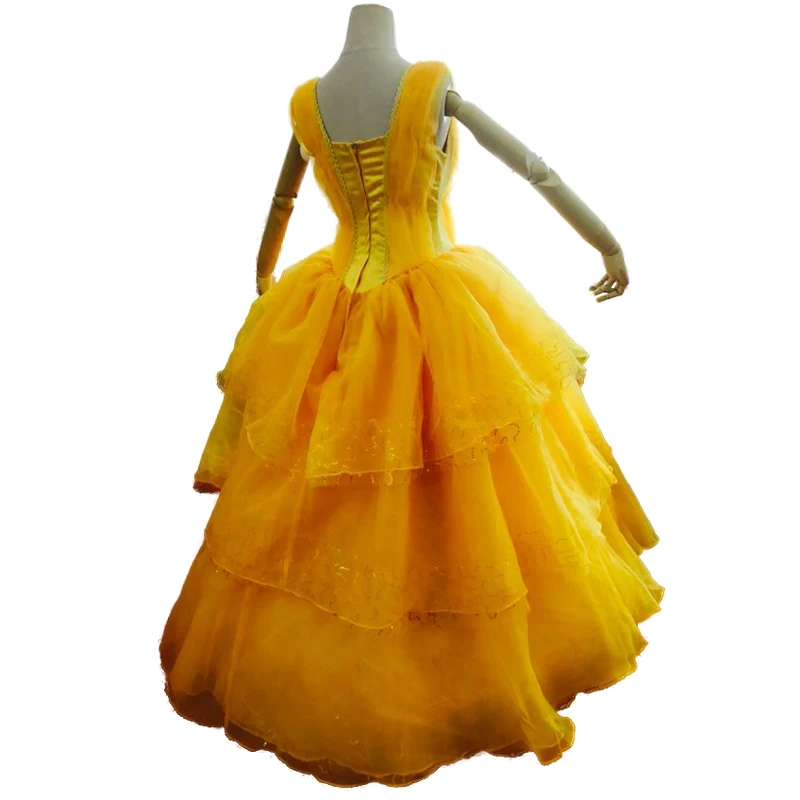 Костюм принцессы Белль из фильма Красавица и Чудовище костюм для косплея наряд