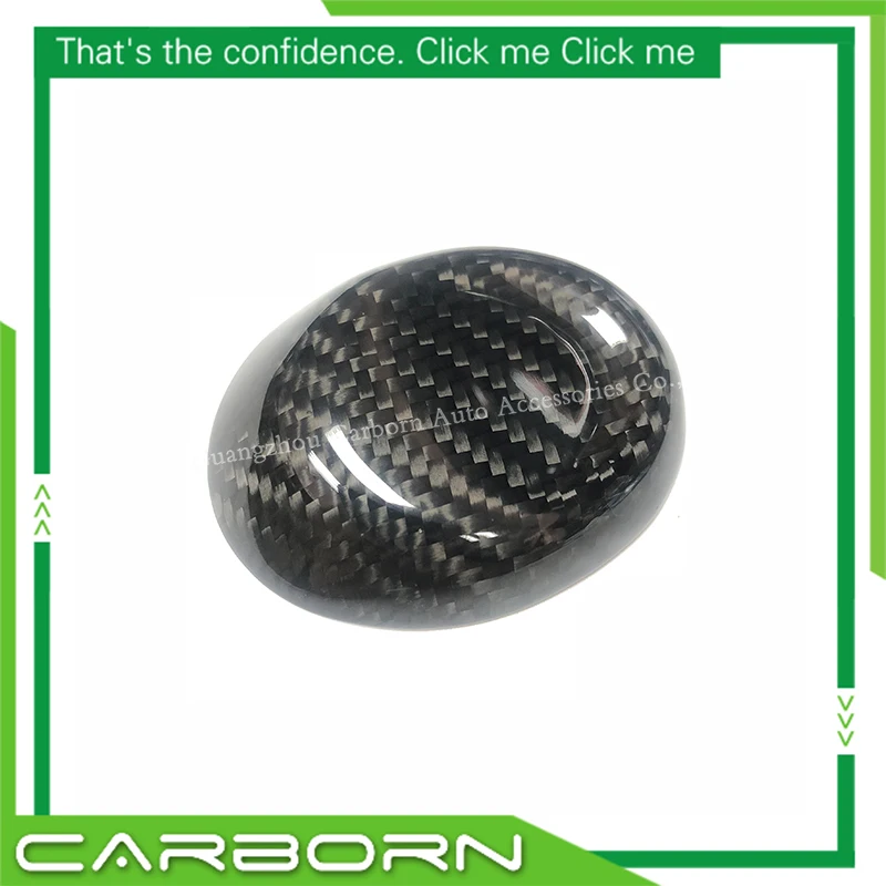 

For Chevrolet Camaro 2016-2017 Real Dry Carbon Fiber Gloss Black Color Add On Style Gear Shifter Cover Sticker 1Pcs