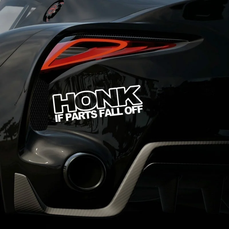 HONK If Parts Fall Off стикер Забавный дрейф JDM опущенный старый крысиный стержень окна