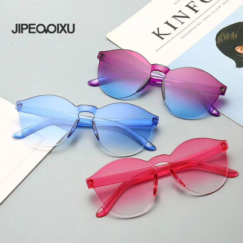 Женские круглые солнцезащитные очки сиамские океанские Солнцезащитные Мужские