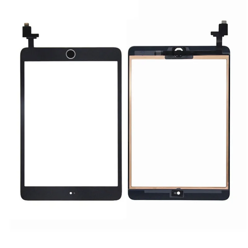 Для ipad mini A1432 A1454 A1455 A1489 A1490 A1491 сенсорный экран дигитайзер Главная Кнопка с IC Conector для ipad mini 1 2