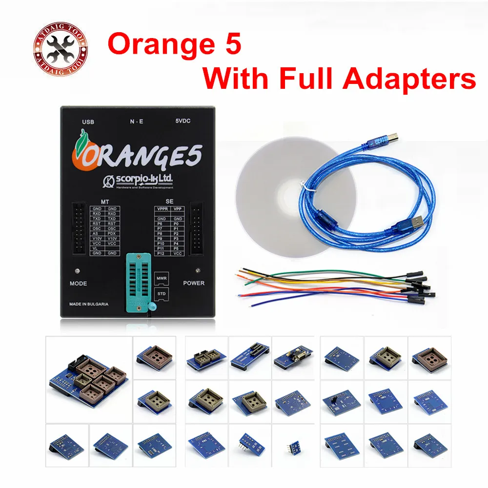 2019 OEM orange 5 программист ключевой с полным Адаптеры ORANGE профессионального