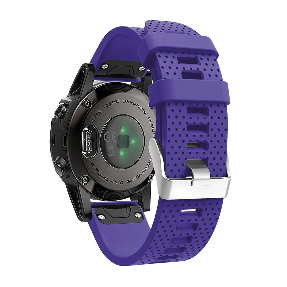 Лучшая цена из силикагеля, мягкий ремешок Ремешок Браслет ремешок для Garmin Fenix 5S часы замена силиконовые наручные