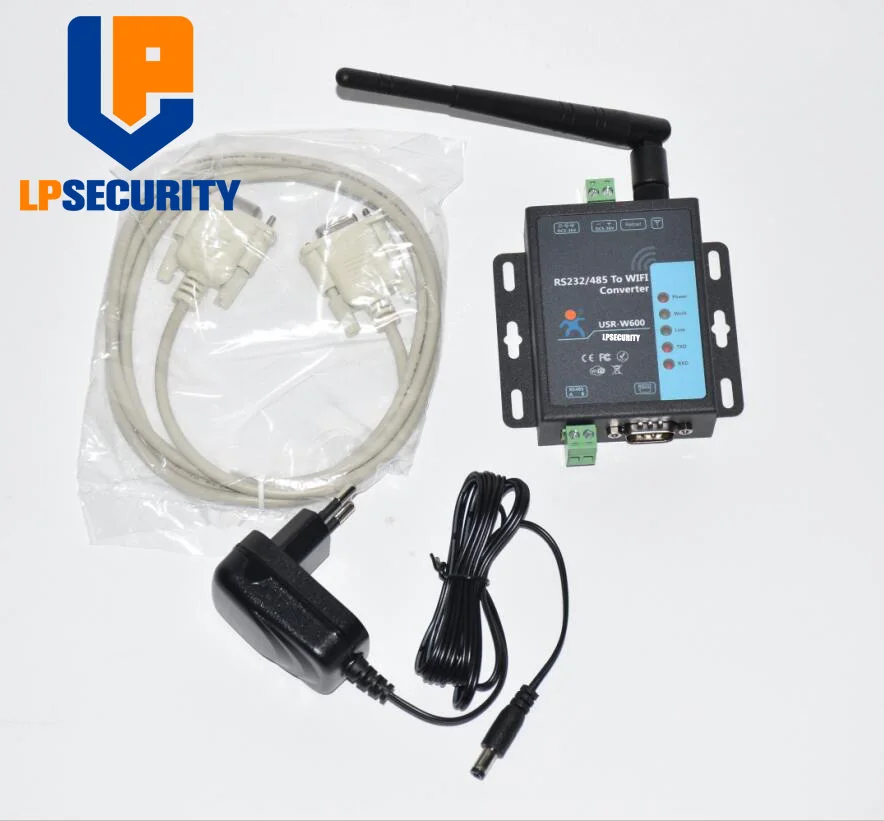 LPSECURITY USR W600 RS485 к Wi Fi преобразователю RS232/RS485 Fi|Автоматизация зданий| |