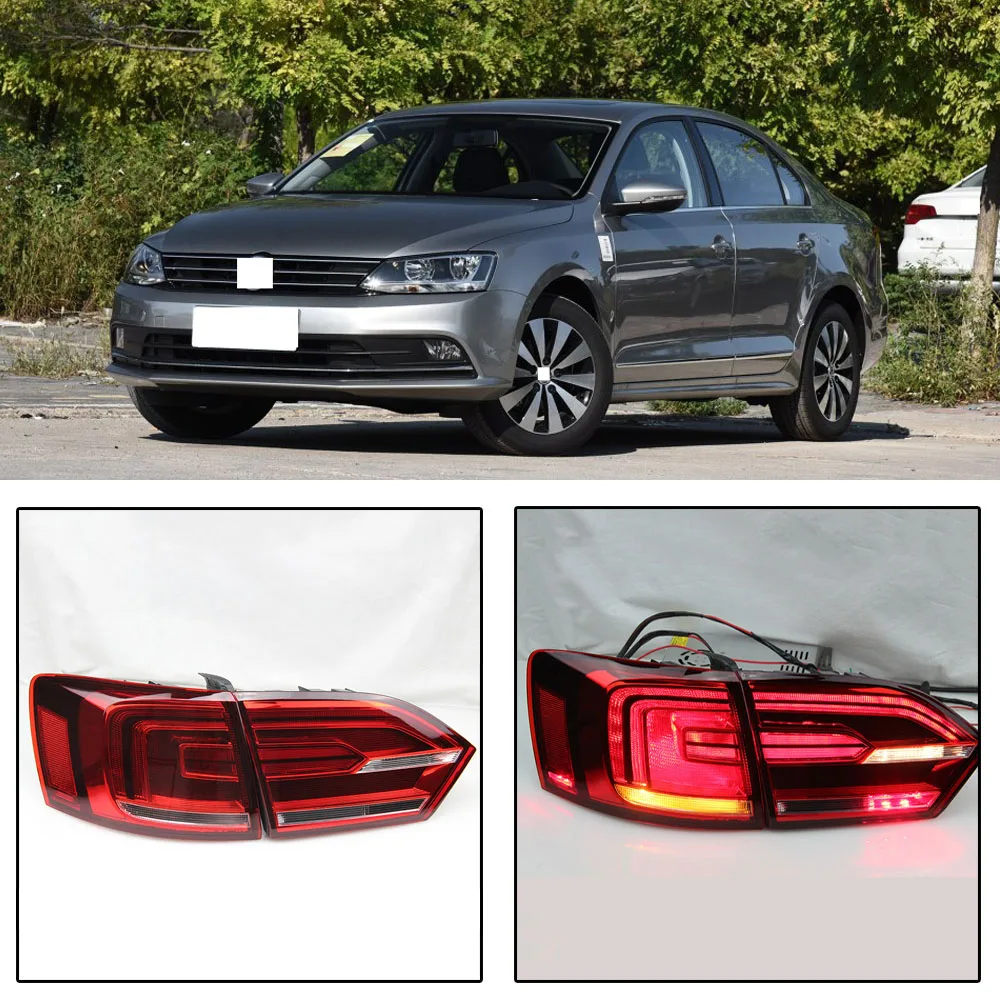 Capqx 4 шт./компл. для Volkswagen jetta(Фольксваген Джетта) MK6 GLI Sagitar 2011- светодиодный фонарь заднего хода свет тормозной фонарь стоп-сигнал, сигнализирующий фонарь