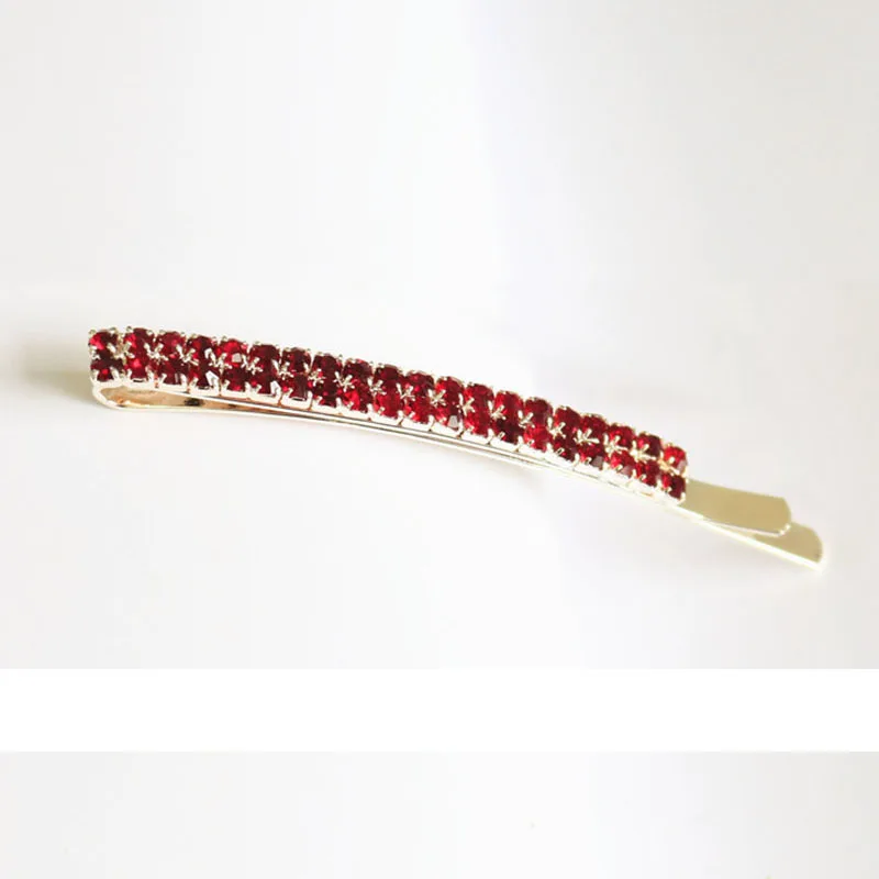 5012 dark red Модные заколки для волос с кристаллами украшения для волос для женщин девочек Корея заколки невидимки ДЛЯ ВОЛОС БОББИ Праздничная свадебная брошь аксессуары для волос - Окраска металла: 5012 dark red