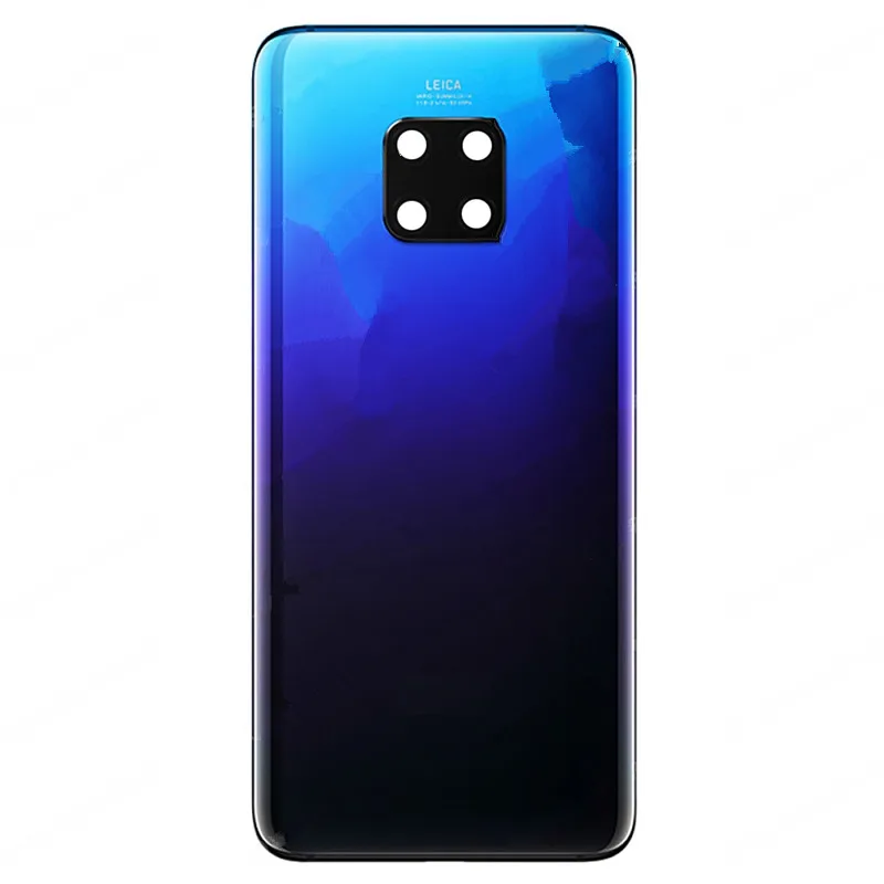 Twilight Оригинальная новая 6,3" для huawei Коврики 20 Pro LYA-AL00 LYA-L09 LYA-L29 Стекло задняя дверь Корпус Батарея дверь задняя крышка+ клей - Цвет: Twilight