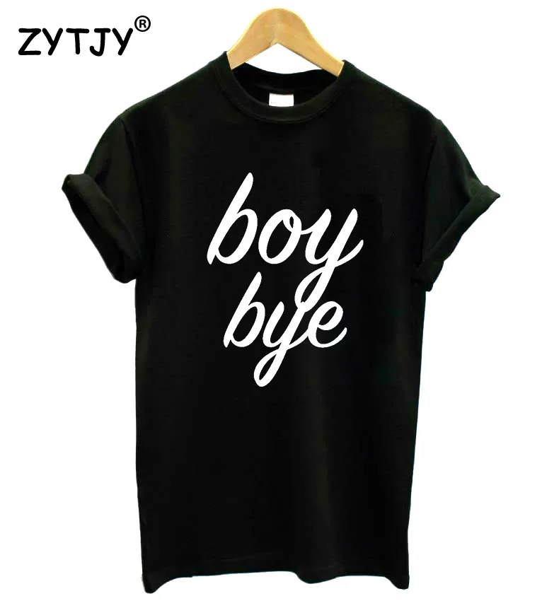 Футболка женская с надписью bye