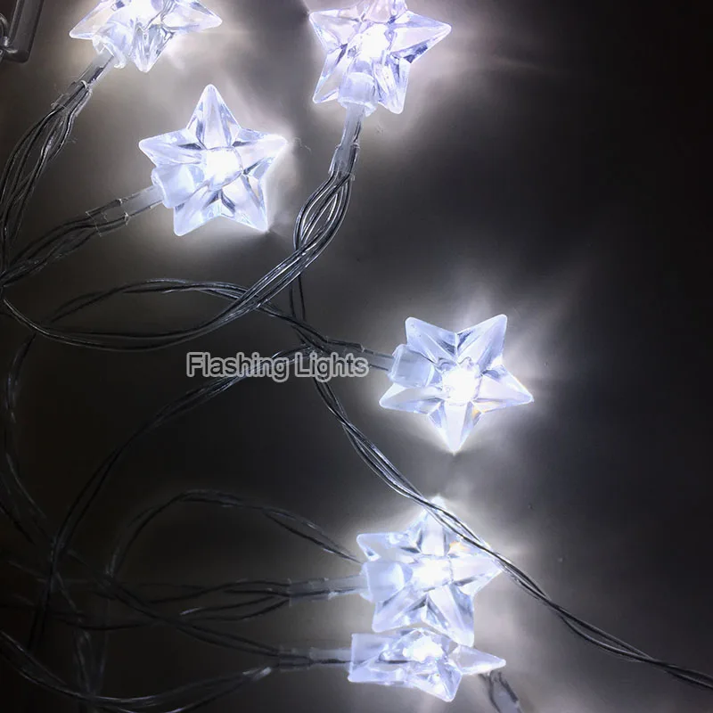 Гирлянда с пятиконечными звездами 8 м 50 светодиодов|christmas garland decoration|lighting weddingsfairy