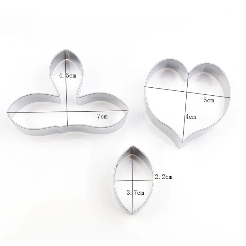 Лепестки дендробиума из нержавеющей стали резак для печенья кондитерские