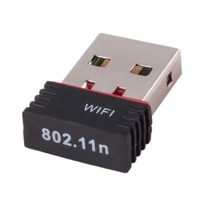 Портативный 150 Мбит/с мини USB Wi Fi адаптер для беспроводного маршрутизатора ключ