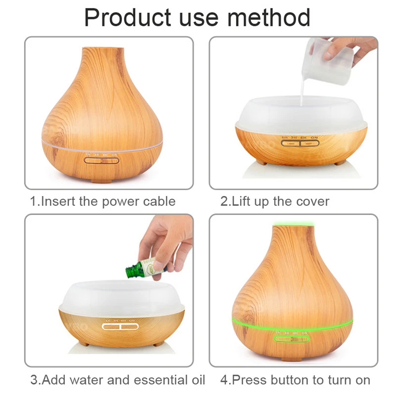 400 мл ароматерапия холодный туман Fogger воздушный испаритель ультразвуковой
