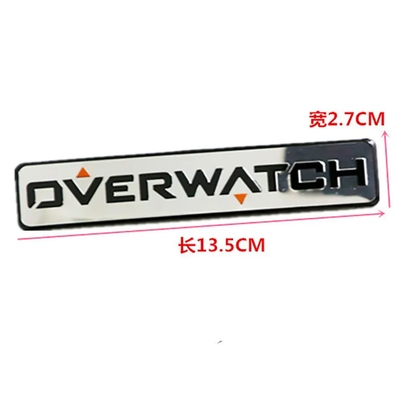 SUKO 3D Алюминий Overwatch Рисунок Игры стикеры стайлинга автомобилей D. VA рисунок кролик