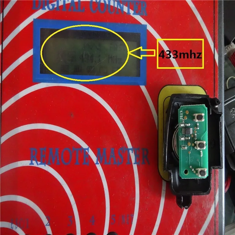 Бесплатная Доставка Автозапуск Дистанционного Брелок 3 Кнопка 433 МГц 2X Для Ford Focus