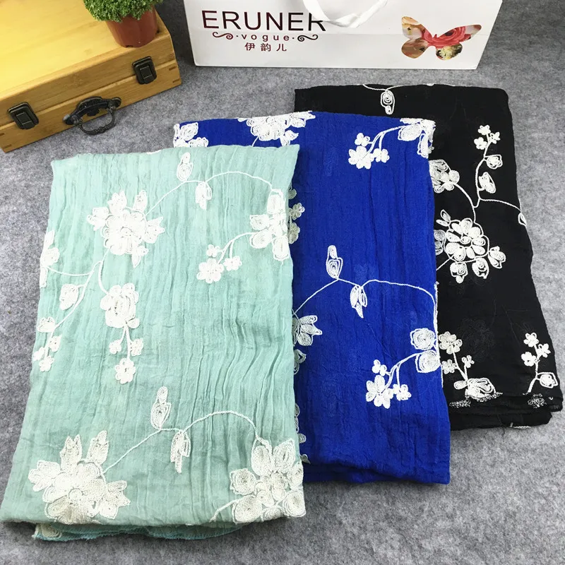 Женские хлопковые шарфы и шали модный дизайн мусульманский хиджаб бандана