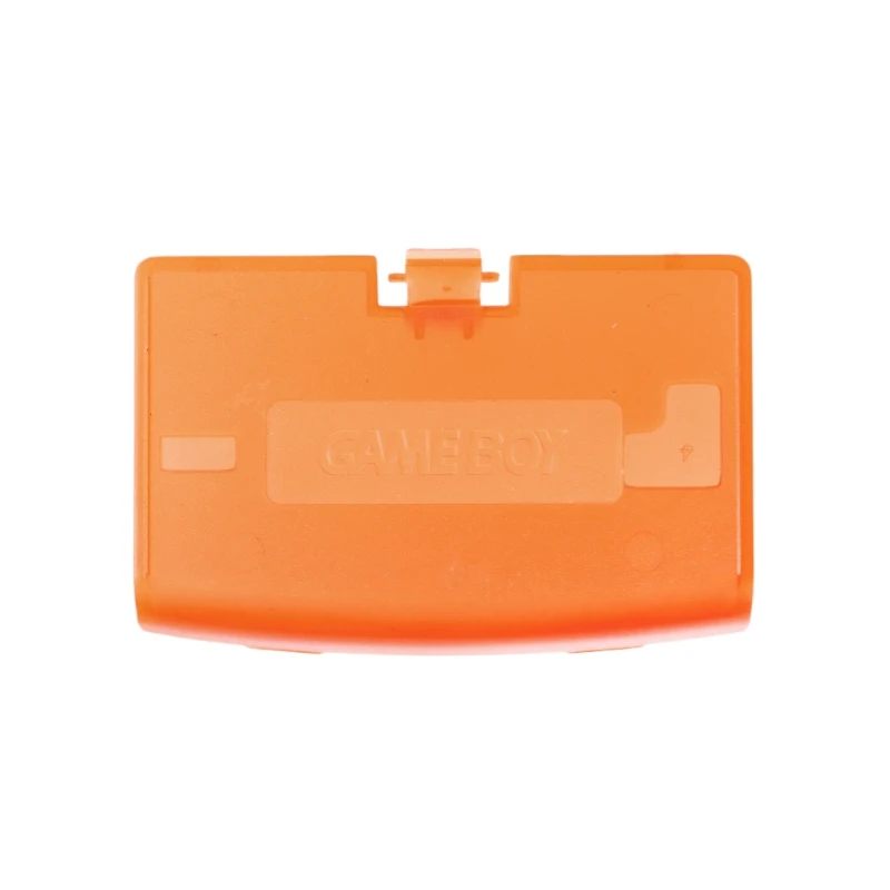 Transparent Orange Крышка батареи задняя крышка Замена для nintendo Gameboy Advance Игровая приставка GBA - Цвет: Transparent Orange