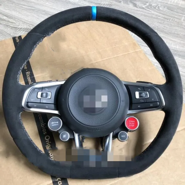 MFS многофункциональное рулевое колесо для Golf 7 G T I CC PASSAT B8 Германия импортированная меховая подушка безопасности рулевого колеса с ключом запуска двигателя