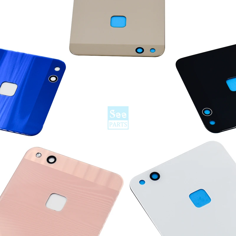 Новый чехол для Huawei P10 Lite Крышка батарейного отсека Корпус задний стеклянный 5 2