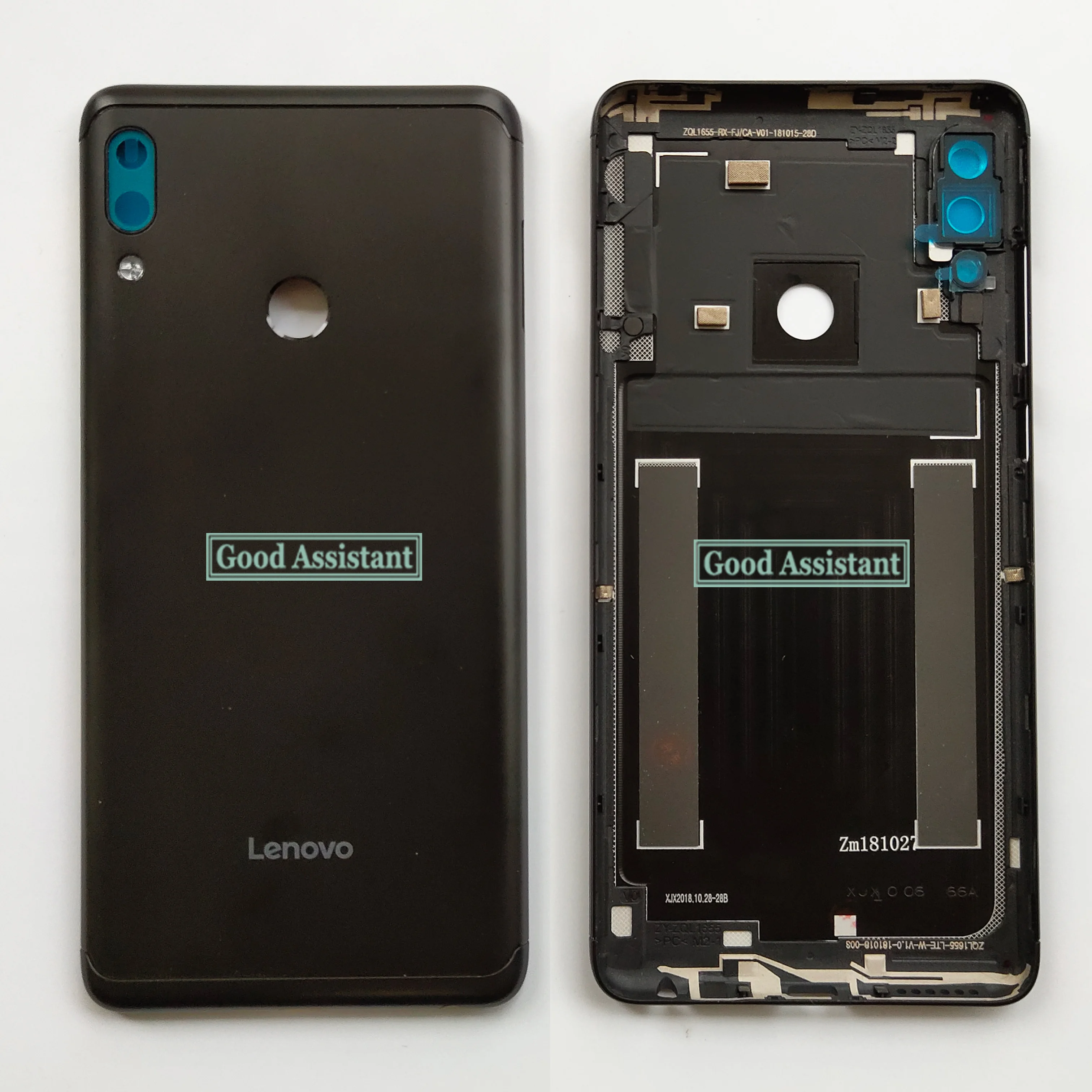 Черный корпус 6 0 дюйма для Lenovo K5 Pro L38041 задняя крышка батарейного отсека Корпус