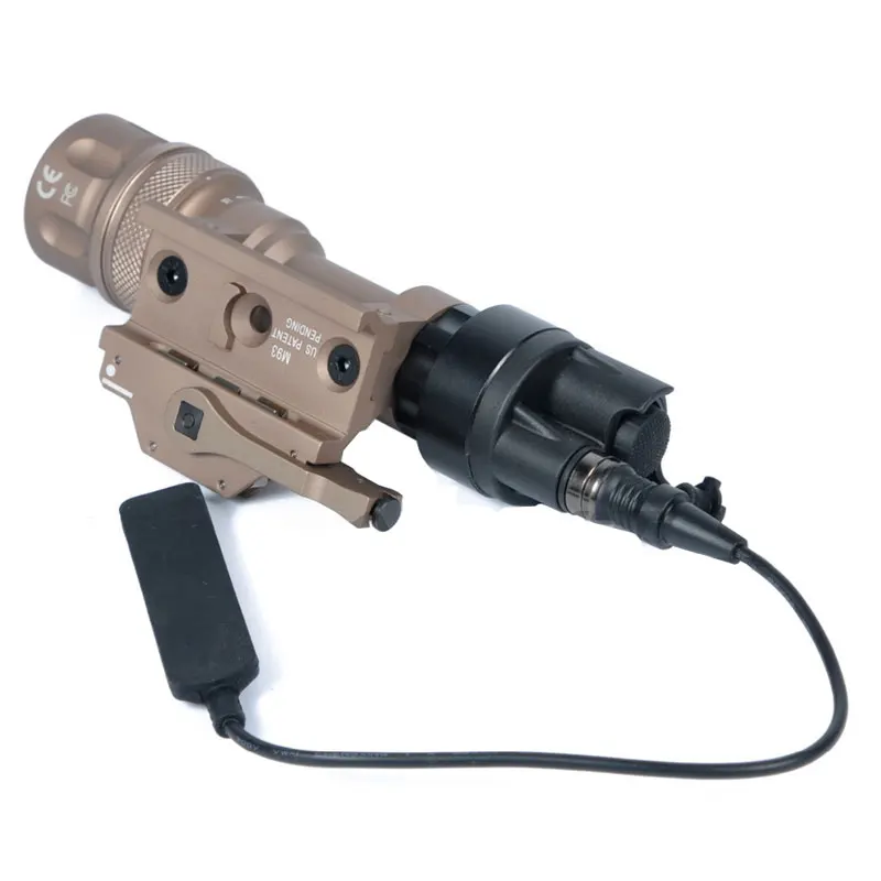 M952V ИК-разведчик тактический оружейный светильник светодиодный белый светильник Выход водонепроницаемый пульт дистанционного управления давление вспышка светильник QD Крепление Пикатинни