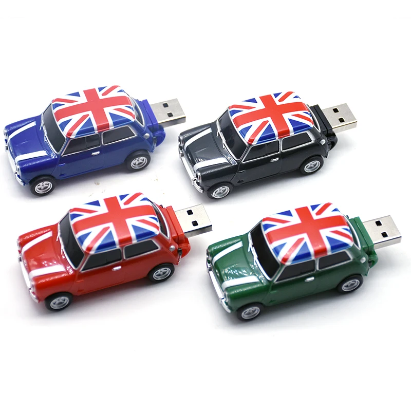 Mini cooper креативный флеш накопитель U диск 4 ГБ 8 16 32 64 Гб USB милый мини авто usb флешка