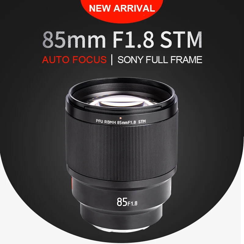 Объектив для камеры VILTROX PFU RBMH 85 мм F1.8 STM автофокус Prime Portrait Sony E Mount A9 A7R3 A7M3 A73 A6400 A6000
