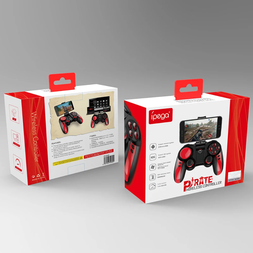 IPega PG-9089 PG9089 Bluetooth беспроводной геймпад игровой контроллер Джойстик для iOS Android смартфон Windows PC с держателем телефона