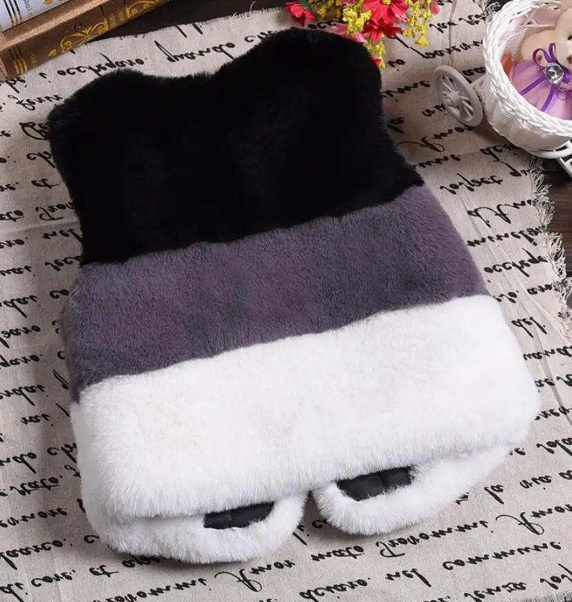 Spring Winter children clothes faux fur girl Vest baby Girl Waistcoat Kids Clothes warm outerwear for 1-8T girls vest coats |